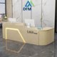 thumbnail image 3 of Executive Mobile Reception Desks Front Podium Lectern Computer Reception Desks Service Mesa De Escritorio Luxury Furniture My Lux Decor Round, 3 of 7