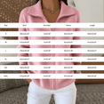 thumbnail image 3 of LEKODE Lapel Collar Full-Zip Knit Cardigan Lightweight Wool Blend Sweater for Women Long Sleeve Casual Fall Outer Coat White L, 3 of 5