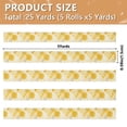 thumbnail image 3 of 5 Rolls Christmas Ribbon 1.5 inch Wide Decorative Ribbon for Gift Wrapping and Holiday Decorations Abstract Summer Background, 3 of 7
