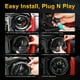 thumbnail image 4 of Faro LED de 7 pulgadas con luz alta y baja, homologado para MOT, compatible con Defender 90, 110, Miata MX5 MK1, Jeep Wrangler JK, TJ, CJ, Hummer H1 y H2., 4 of 5