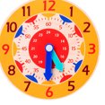thumbnail image 3 of Hora Minuto Segunda Cognición Relojes Coloridos Juguetes Tiempo Aprendizaje Material Didáctico, 3 of 6