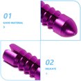 thumbnail image 3 of IFANLANDOR 6Pcs Dart Wing Purple Aluminum Alloy For Stability Enhancement Accessories, 3 of 7