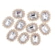 thumbnail image 2 of 10 Uds de Adornos de imitación Macarena para Joyería de boda, plata, 2 of 8