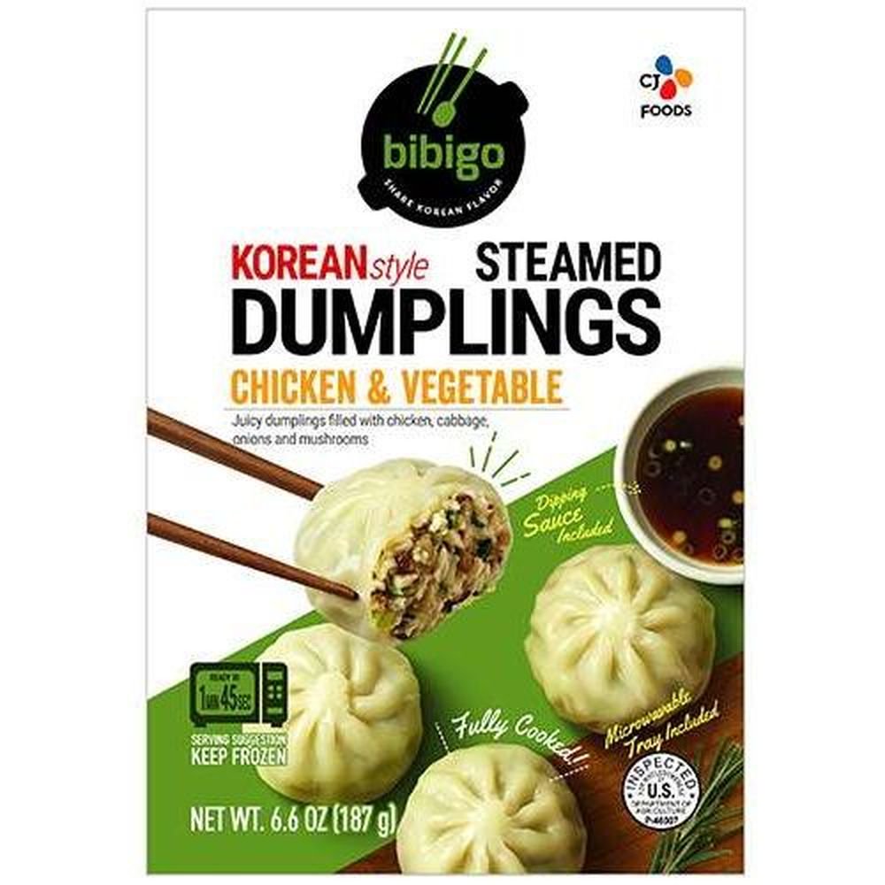 Bibigo Korean Style Chicken and Vegetable Potstickers/Dumpling, 6.6
