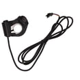 thumbnail image 2 of Interruptor de bocina de luz Bling Bling 12V a 72V 2 en 1 para manillar de 22,2 mm, 2 of 12