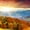 Mountain With Trees, variant on Elephant Stock Wasatch Mountain Wall Art - Horizontal Canvas Wall Art - Living Room Wall Decor - Nature Canvas - Blue And Orange Decor - 51" x 34"