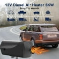 thumbnail image 2 of Jacgood Diesel Heater 12V Muffler 8KW Air Diesel Heater 12V Diesel Air Heater with LCD Switch for Car Trucks Motor- Home Boat Bus Can，Black, 2 of 7
