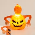 thumbnail image 5 of Halloween Decorations Skeleton Electronic Candle and Pumpkin LED Lights Set, Spooky Tabletop Decor for Party Props, Fall Holiday Home Supplies, 1Pack Skeleton Electronic Candle #A, 5 of 5