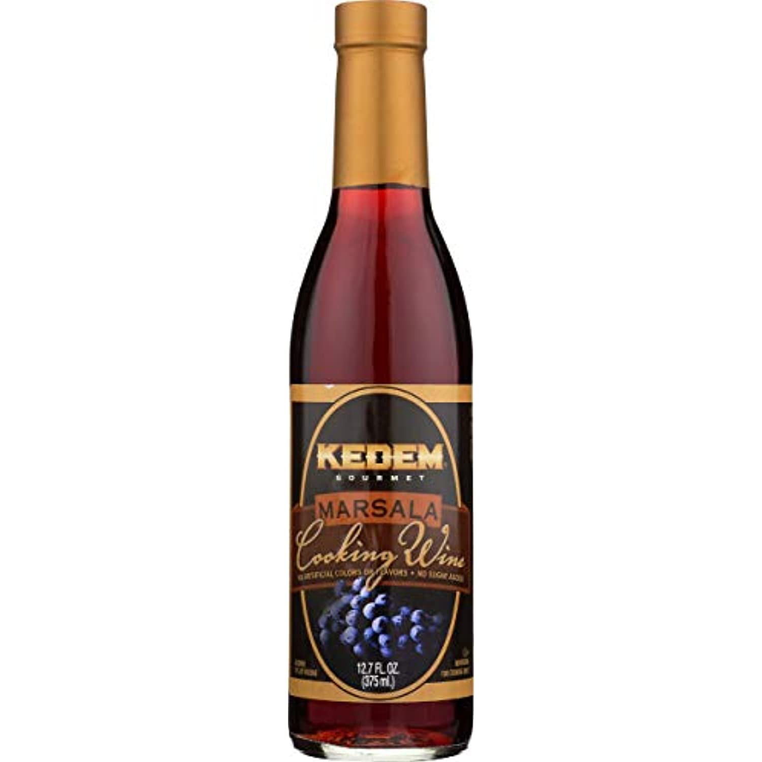 Kedem Gourmet Marsala Cooking Wine, 375ml, Certified Kosher
