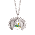 thumbnail image 1 of US New York Estados Unidos acuarela Collar de girasol collar collar collar colgante, 1 of 3