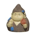 thumbnail image 2 of Mini estatua inmortal china de arcilla púrpura, adorno de mesa, recuerdo realista Ji Gong, 2 of 9