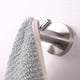 thumbnail image 3 of 1 Exclusivo toallero con dos ganchos de acero inoxidable - Gancho para baño Ganchos para toallero (acero inoxidable (cepillado)), 3 of 5