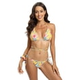 thumbnail image 5 of Sunsent Women's Bikini Swimsuit Cross Lace Up Two Piece Bathing Suit, 5 of 7