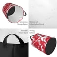 thumbnail image 2 of Fuzoiu Abstract meat Print Circular Hamper,Laundry Basket with Handle,Collapsible Laundry,Dirty Clothes Storage Basket,for Bedroom Bathroom Dorm Living Room-Small, 2 of 6