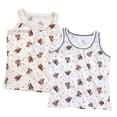 thumbnail image 3 of Asxite Toddler Girls Tank Top Print Sleeveless Crew Neck Casual Breathable Summer Blouses 2PC 0-10Y, 3 of 7