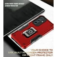 thumbnail image 5 of Case for Galaxy F23 5G/M23 5G,Military Grade TPU+PC [Built-in Kickstand] Dual-Layer Flag Design Heavy Duty Drop Protection Magnetic Stand Phone Case for Samsung Galaxy F23 5G/M23 5G 5G (Rose Gold), 5 of 10