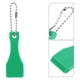 thumbnail image 2 of 10 raspadores de plástico para llaveros, raspadores de tarjetas de boletos, raspadores de etiquetas para llaveros, herramientas para quitar etiquetas adhesivas, color verde, 2 of 8