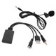 thumbnail image 1 of Cables para reproductor de audio, adaptador de micrófono, divisor de audio auxiliar para micrófono, accesorios de audio para automóvil de primera línea, 1 of 9