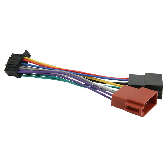 Aramox ISO Harness Connector, Stereo Harness Adapter ISO Wiring Harness Connector ABS Repalcement
