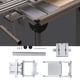 thumbnail image 5 of Carril De Guía De Elevación Guía De Sierra Circular De Ajuste De Altura Para Auxiliar ANGGREK Hardware, 5 of 8