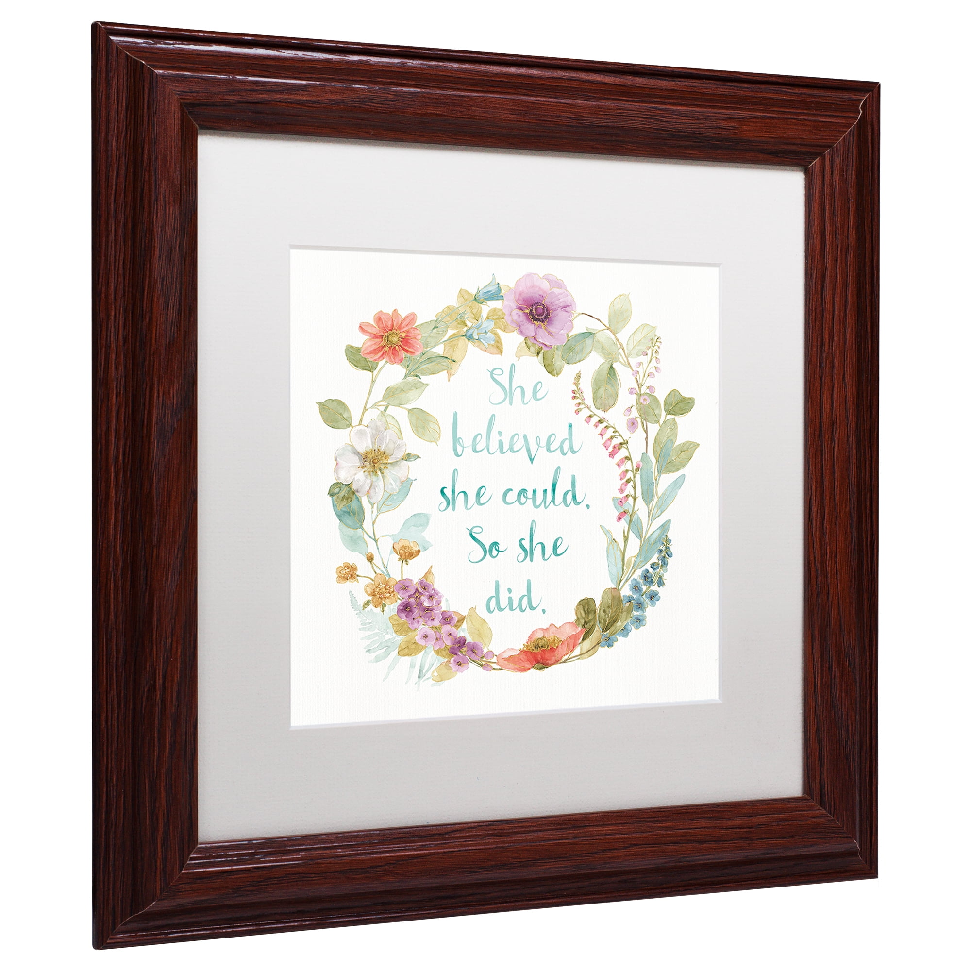 Trademark Art Typography Framed Art Print, by Lisa Audit