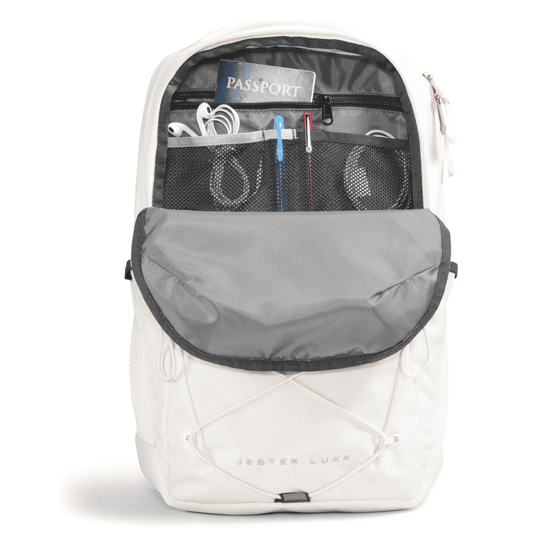 白 THE NORTH FACE Women's Every Day Jester Laptop Backpack, Gardenia