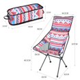 thumbnail image 2 of Plegable Ultraligera Con Respaldo Alto Para Acampar Al Aire Libre, Portátil Con Reposacabezas De Tela Oxford Para Pesca Al Aire Libre, Senderismo, Viajes En La Playa Minnieouse HA046345-01, 2 of 6