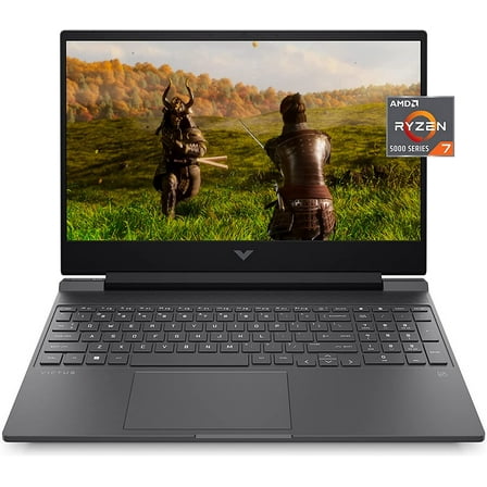 HP Victus 15.6" Gaming Laptop PC, NVIDIA GeForce RTX 3050 Ti, AMD Ryzen 7 5800H, Refined 1080p IPS Display, Compact Design, All-in-One Keyboard with Enlarged Touchpad, HD Webcam (15-fb0028nr, 2022)