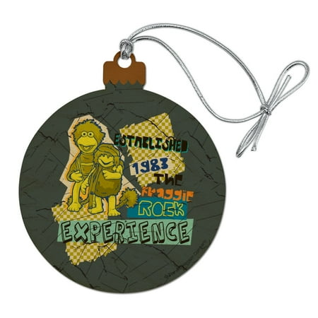 Rock Christmas Tree Song The Fraggle Rock Experience Established 1983 Wood Christmas Tree Holiday Ornament ()