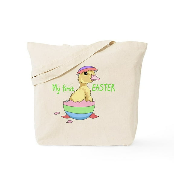 CafePress - My First Easter Tote Bag - Unisex Canvas Tote Bag, Beige, 1-Piece