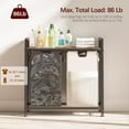 thumbnail image 3 of GIKPAL Panier à Linge, Grand Panier à Linge Double 112L, Organisateur de Tri à Linge Autoportant 2 Sections avec Étagère Supérieure et 2 Sacs Amovibles Lavables et Poches Latérales pour Dortoir, 3 of 9