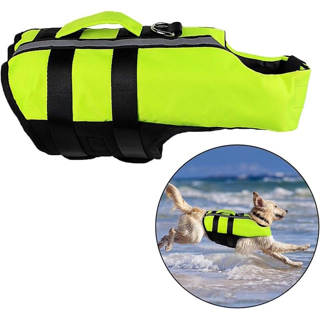 Chaleco salvavidas para perros, traje de baño, chaleco salvavidas ajustable para perros