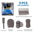 thumbnail image 3 of Kit De Limpieza De Coche De 9 Uds, Herramientas, Toalla De Microfibra, Detalle, Cepillo Para Rueda De Coche, Esponja Para Encerar, Combinación De Herramientas De Limpieza De Coche Eigraketly VI004282-00, 3 of 7