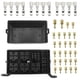 thumbnail image 3 of Universal DC 12V Car Marine 6-Way Relay + 6-Slot Blade Portafusibles Caja Bloque Likrtyny Accesorios para autos y motos, 3 of 6