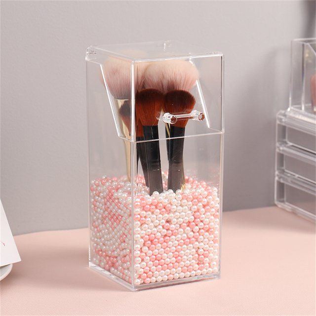 Soporte para brochas de maquillaje Jadeshay Acrílico multiusos