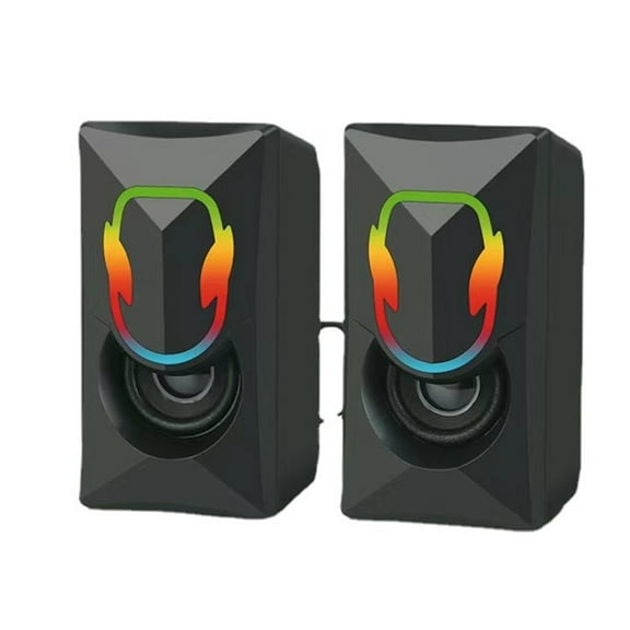 Stereoed Sound Music RGB Light Game Loudspeaker Sound Bar for PC Computer Laptops