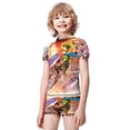thumbnail image 2 of The Legend of Zelda Boys Two Piece Swimsuit Kids Swimwear Set Short Sleeve Bathing Suit Trunks And Shirt, 2 of 7