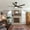 B-BKM-48 inch, variant on Wellspeed 48 in. Smart LED Ceiling Fan, 3-Blade, Indoor Matte Black, Work with Alexa and App Control
