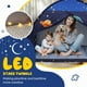 thumbnail image 3 of Tienda de Campaña para Cama Individual Redants con Oscurecimiento para Privacidad en Azul, 3 of 8
