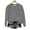 Gray, variant on CQONEPT Sweatshirts for Womens Casual Loose Fit Pullover Top Fleece Lined Solid Color Clothes Fall Fashion Shirts Purple S