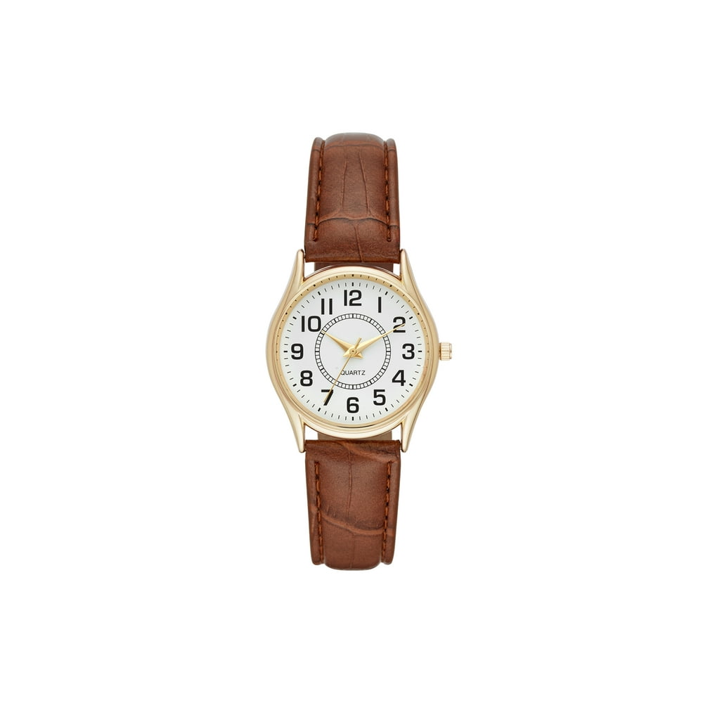 Time and Tru Time & Tru Ladies' Analog Strap Watch