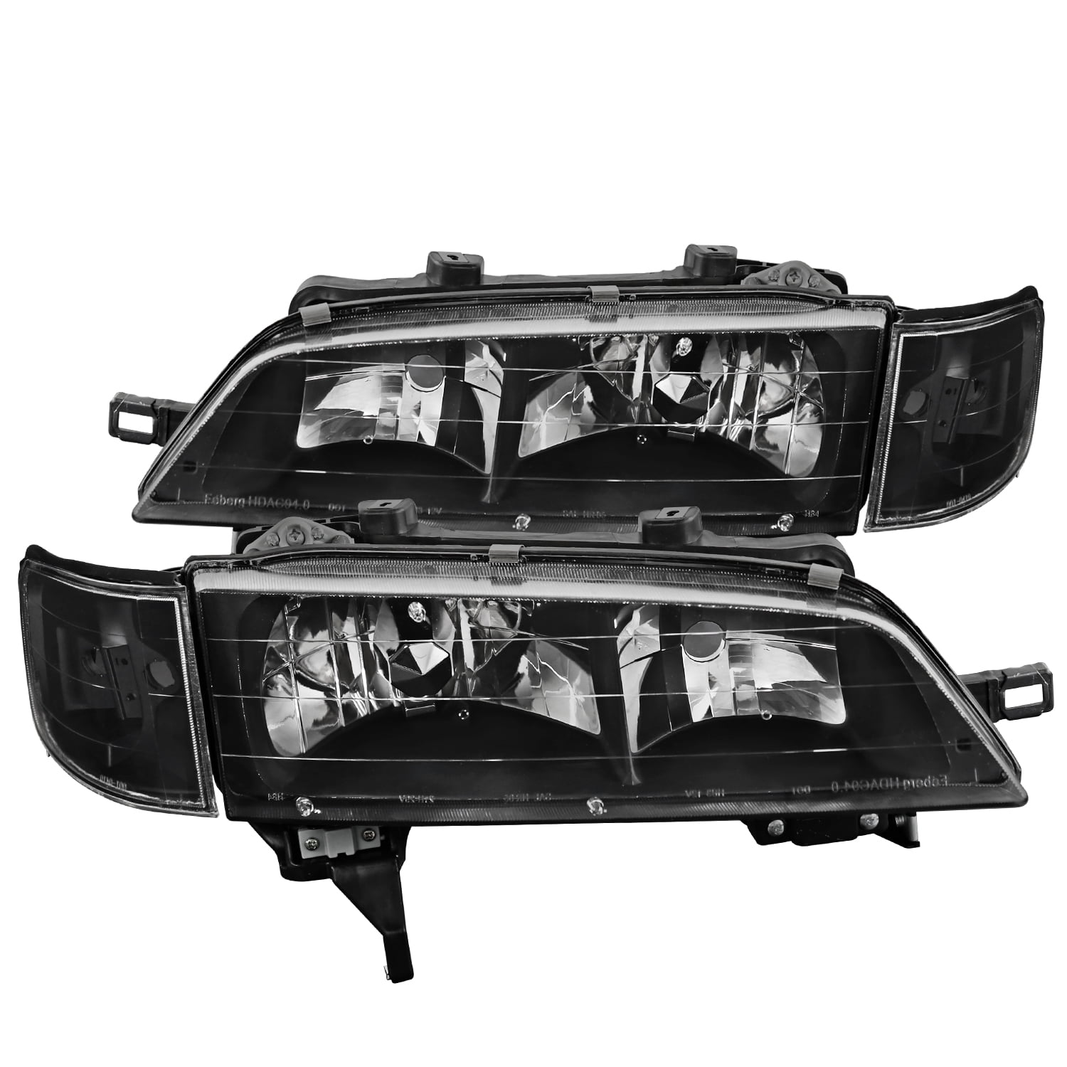 DNA Motoring HL-OH-037-SM-CL1 Pair Smoked/Clear Headlight/Lamps For 94-97 Honda Accord DNA Motoring HL-OH-037-SM-CL1 Pair Smoked/Clear Headlight/Lamps For 94-97 Honda Accord