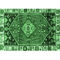 thumbnail image 1 of Ahgly Company Indoor Rectangle Persian Emerald Green Traditional Area Rugs, 8' x 10', 1 of 4