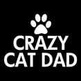 thumbnail image 3 of CafePress - Crazy Cat Dad Men's Dark Pajamas - Men's Dark Loose Fit Cotton Pajama Set, 3 of 7