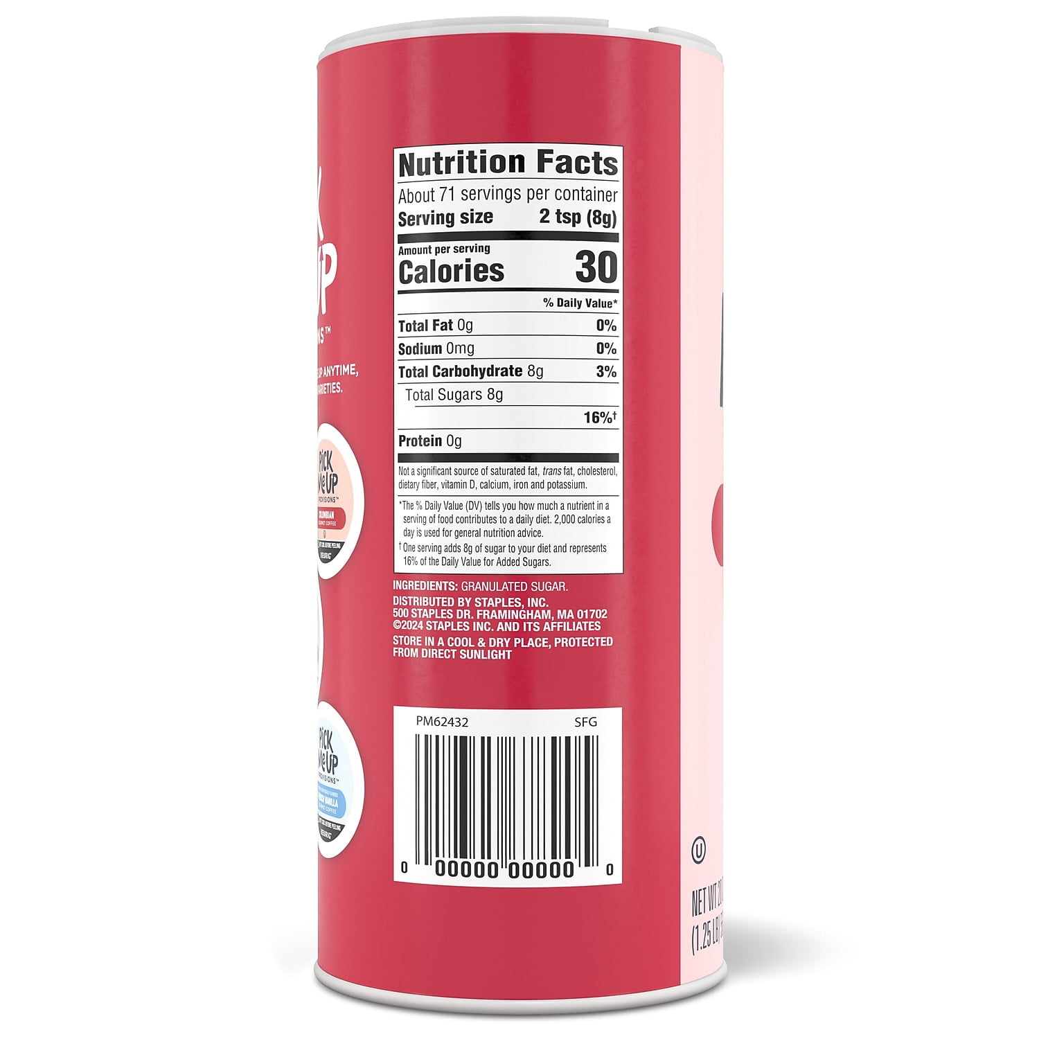 Njoy N'Joy Sugar 3 Canisters/Pack 8 Packs/Carton 51241/94203