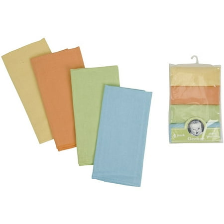Gerber Baby Solid Prefold Diaper Burp Cloths Count Gerber Baby Solid Prefold Diaper Burp Cloths Count