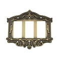thumbnail image 2 of Nostalgic Warehouse 719727 Victorian Switch Plate with Triple Rocker, Antique Brass, 2 of 3