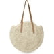 thumbnail image 1 of Bolso de mano de verano para la playa, redondo, vintage, hecho a mano, bandolera, circular, bohemio, tejido a mano, bolsos de hombro para mujer, viajes, vacaciones, ocio, bolso trenzado Adepaton LN-1766, 1 of 6