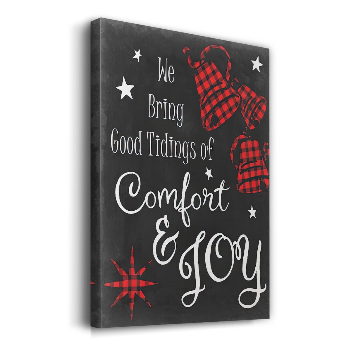 Comfort and Joy in Red- Gallery Wrapped Canvas