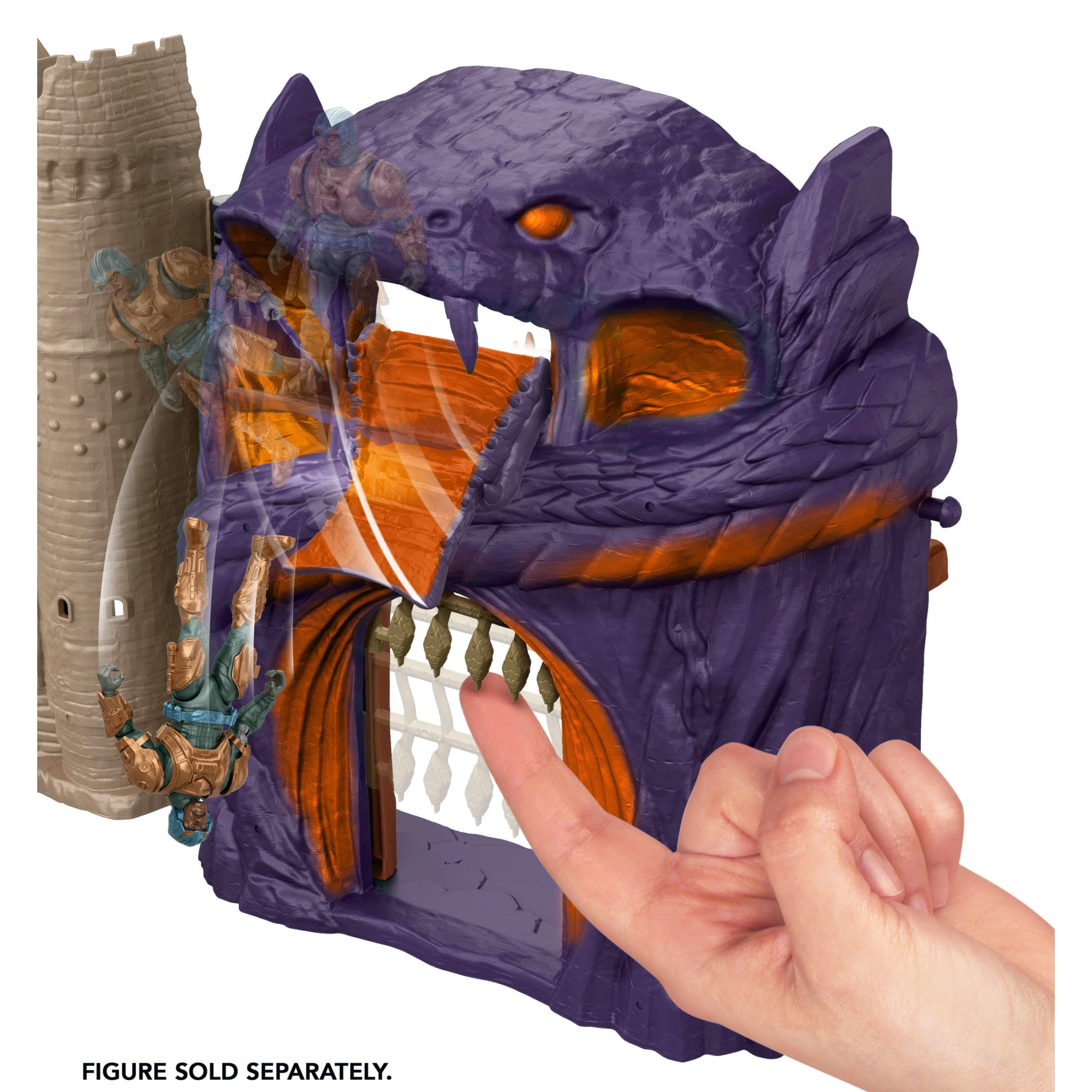 Masters of the Universe Battle for Eternia Playset, Castle Grayskull, Snake Mountain & Skeletor